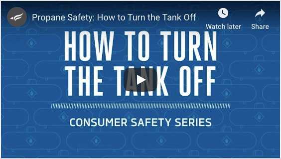 video how to turn your tank off