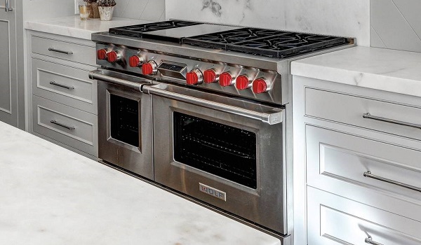 Propane gas range