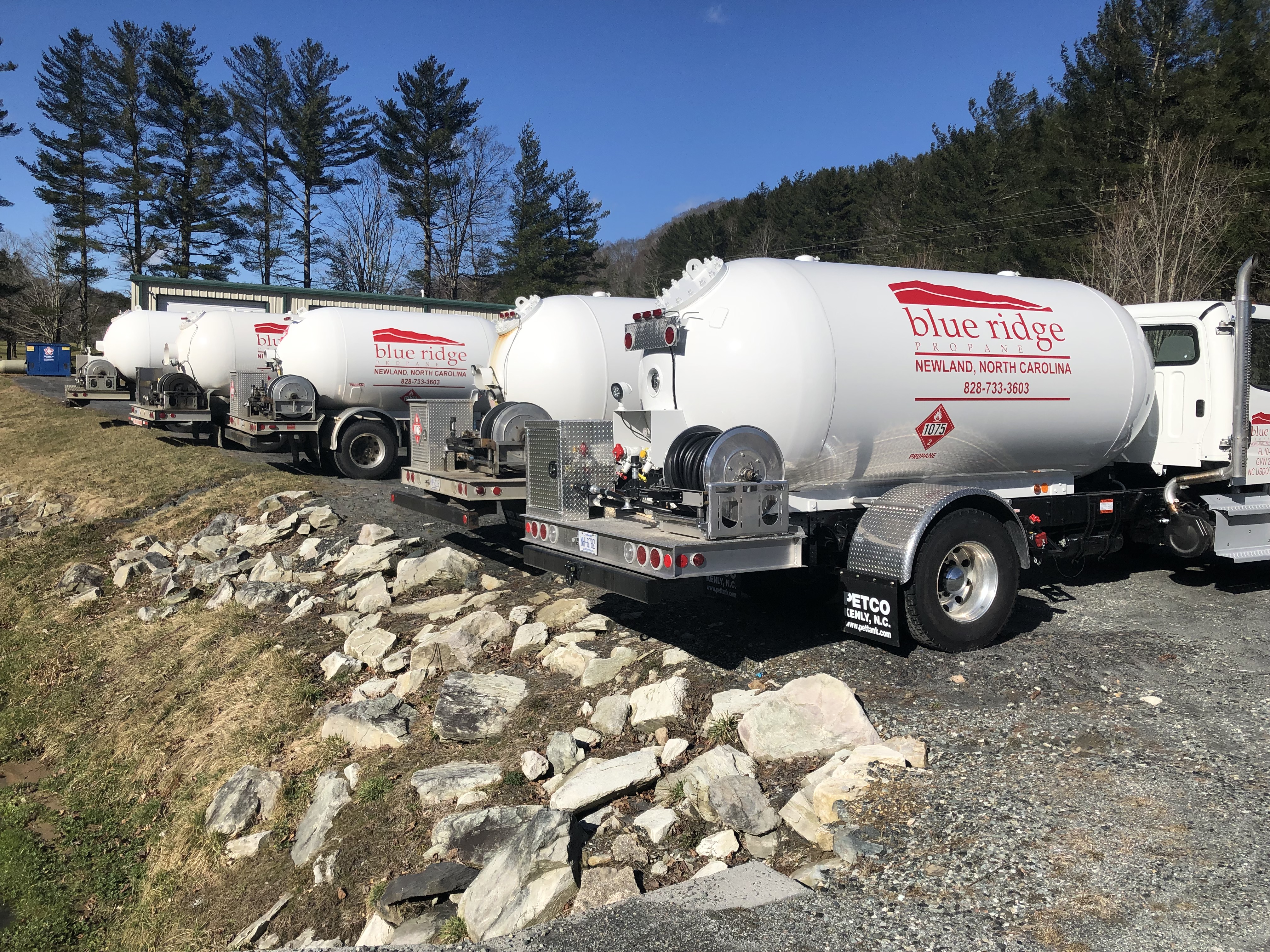 Blue Ridge Propane delivery fleet