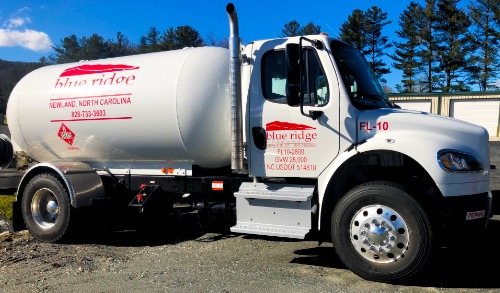 Blue Ridge Propane delivery truck